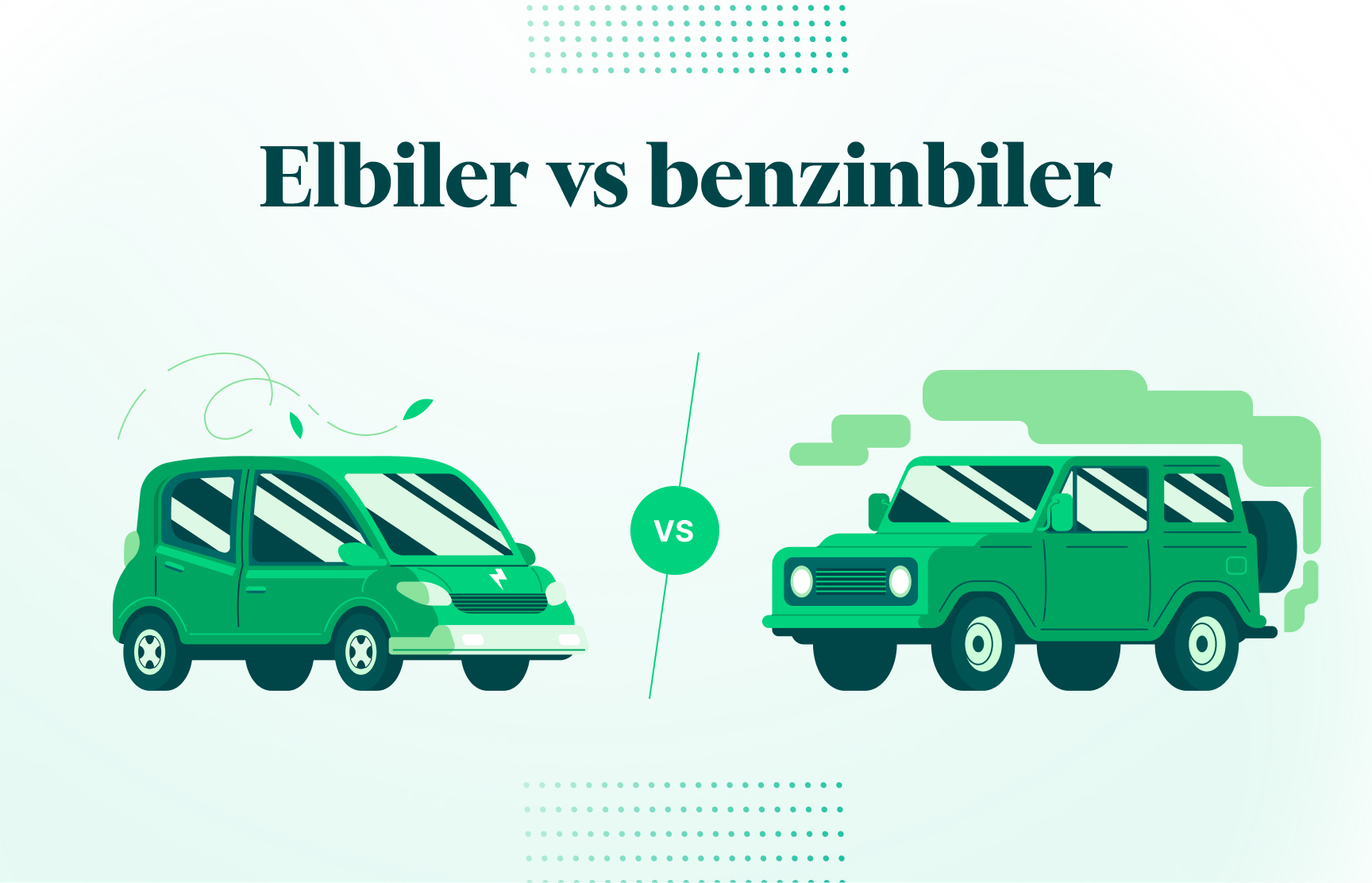 elbiler vs bezinbiler